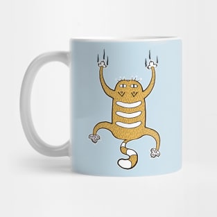 Crawling cat Mug